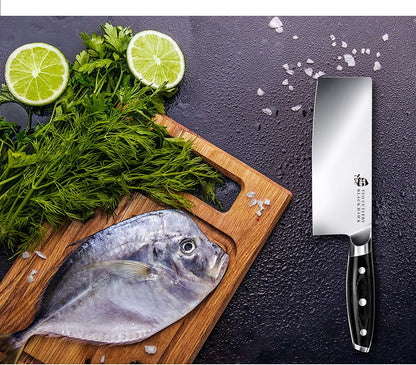 Honing Rod, Knife Sharpening Rod 8 Inch, High Carbon German Steel Knife Sharpener with Ergonomic Pakkawood Handle, Premium Honing Steel for Kitchen Knives Blade Maintenance, Black Hawk Series