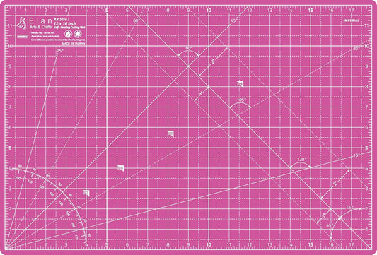 Cutting Mat A3 Pink & Purple, Self Healing Cutting Mat 12x18 Inch, 5-Ply Craft Board Pink, Hobby Board for Crafts 12x18 Inch