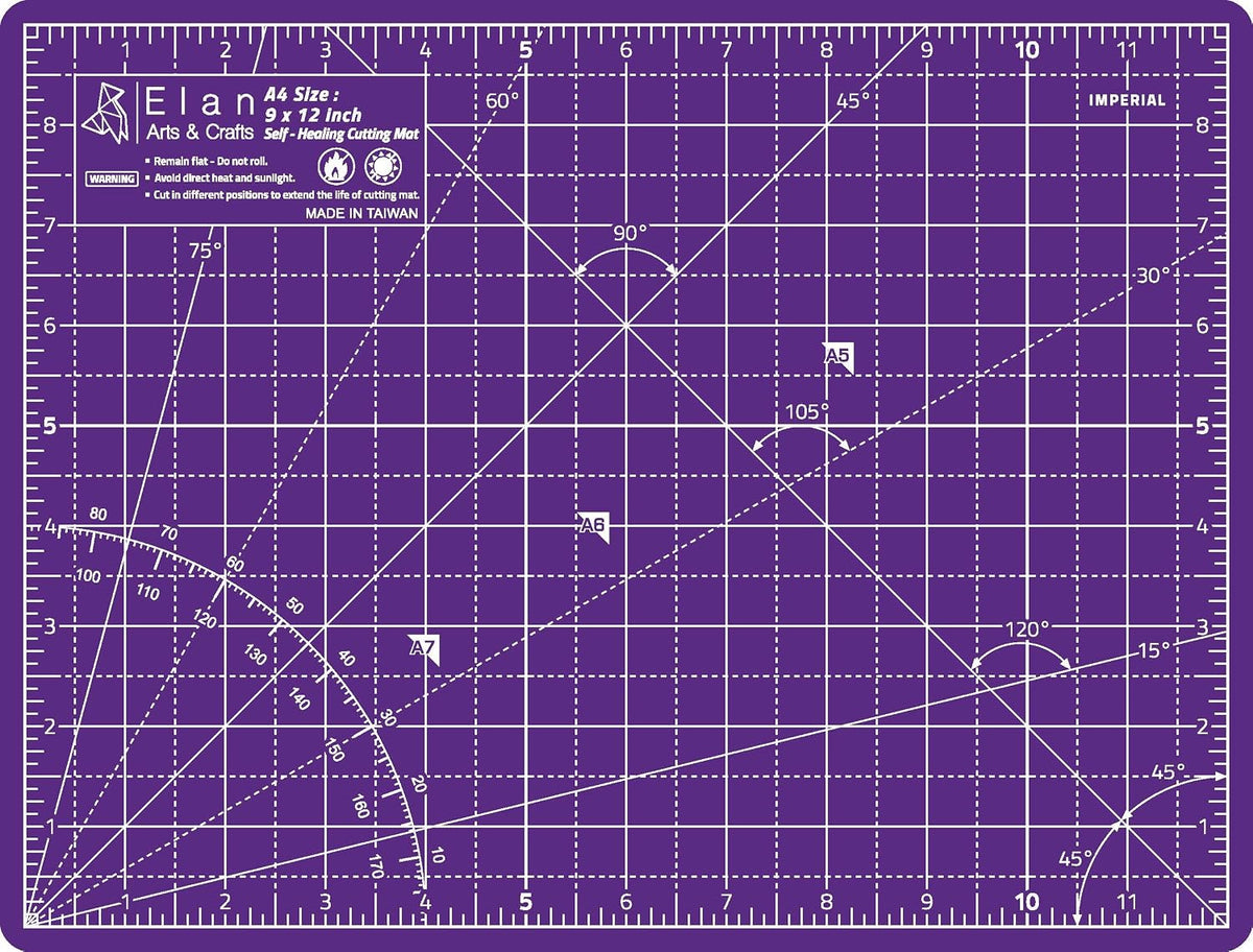 Cutting Mat A3 Pink & Purple, Self Healing Cutting Mat 12x18 Inch, 5-Ply Craft Board Pink, Hobby Board for Crafts 12x18 Inch