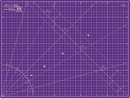 Cutting Mat A3 Pink & Purple, Self Healing Cutting Mat 12x18 Inch, 5-Ply Craft Board Pink, Hobby Board for Crafts 12x18 Inch