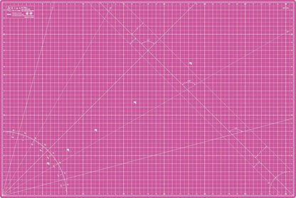 Cutting Mat A3 Pink & Purple, Self Healing Cutting Mat 12x18 Inch, 5-Ply Craft Board Pink, Hobby Board for Crafts 12x18 Inch