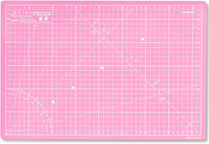 Cutting Mat A3 Pink & Purple, Self Healing Cutting Mat 12x18 Inch, 5-Ply Craft Board Pink, Hobby Board for Crafts 12x18 Inch