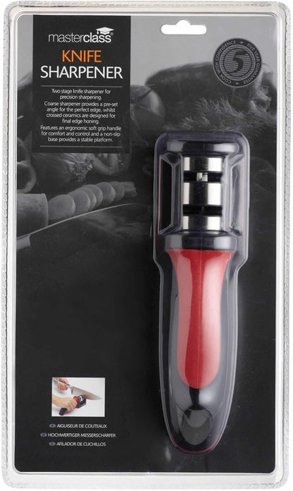 2-Stage Pull-Through Knife Sharpener and Honer