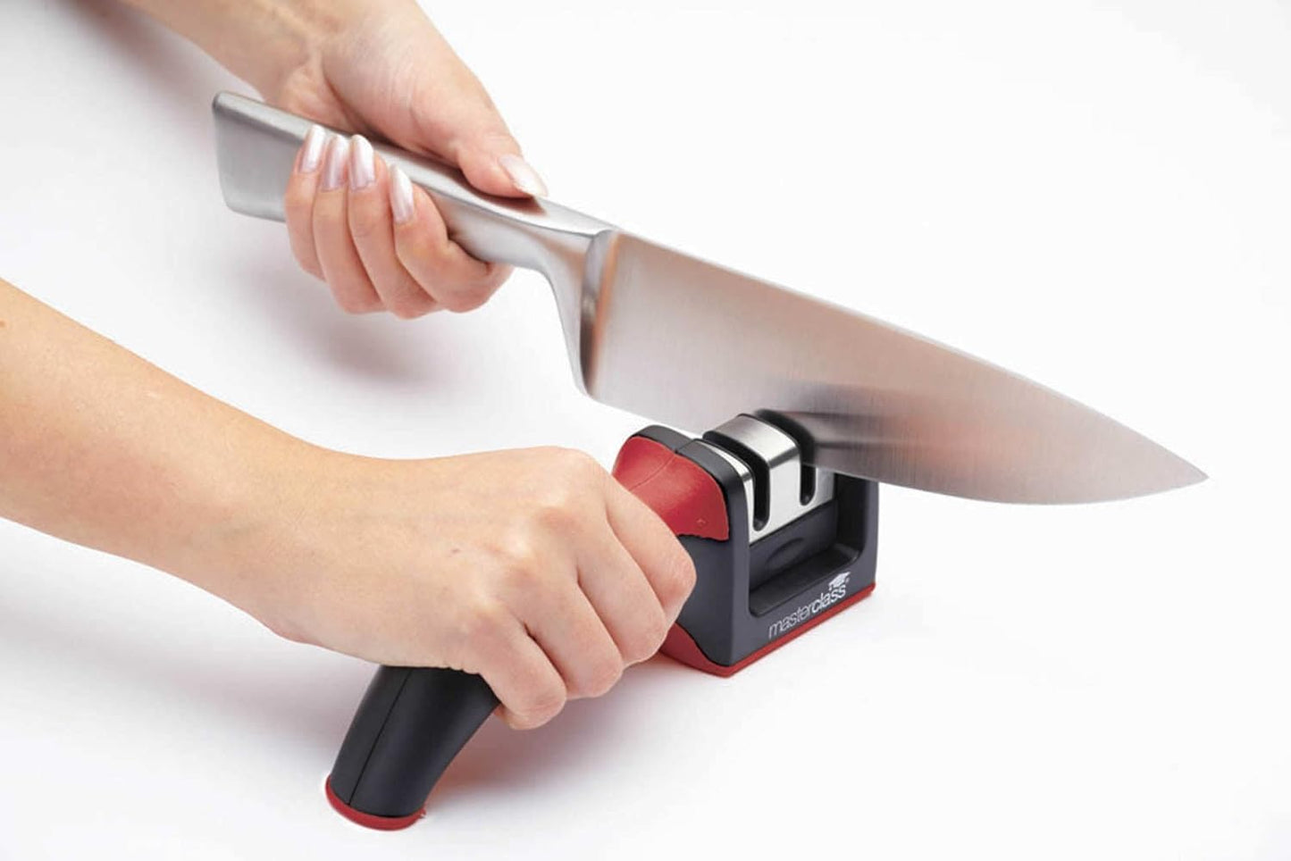 2-Stage Pull-Through Knife Sharpener and Honer