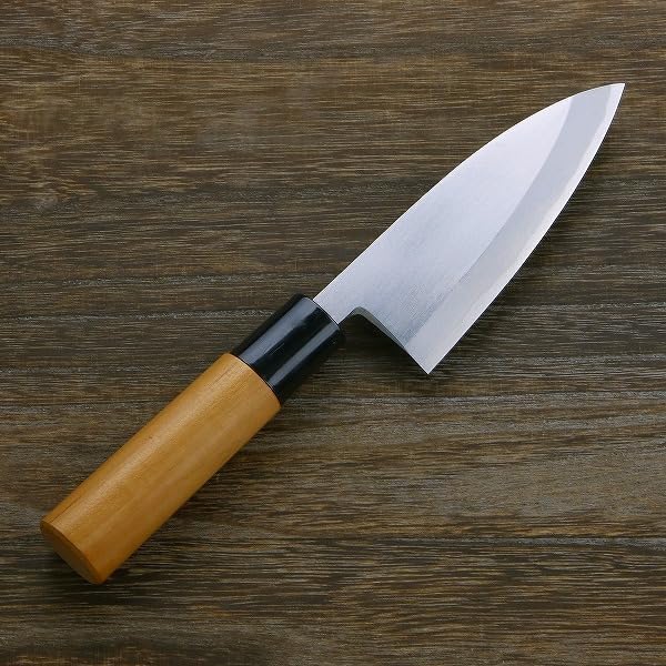 Deba Hocho(Kitchen Knife) 120mm(abt 4.7 Inch) for Right Hander, Blade Edge : Aogami Steel No. 2