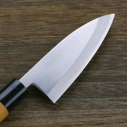 Deba Hocho(Kitchen Knife) 120mm(abt 4.7 Inch) for Right Hander, Blade Edge : Aogami Steel No. 2