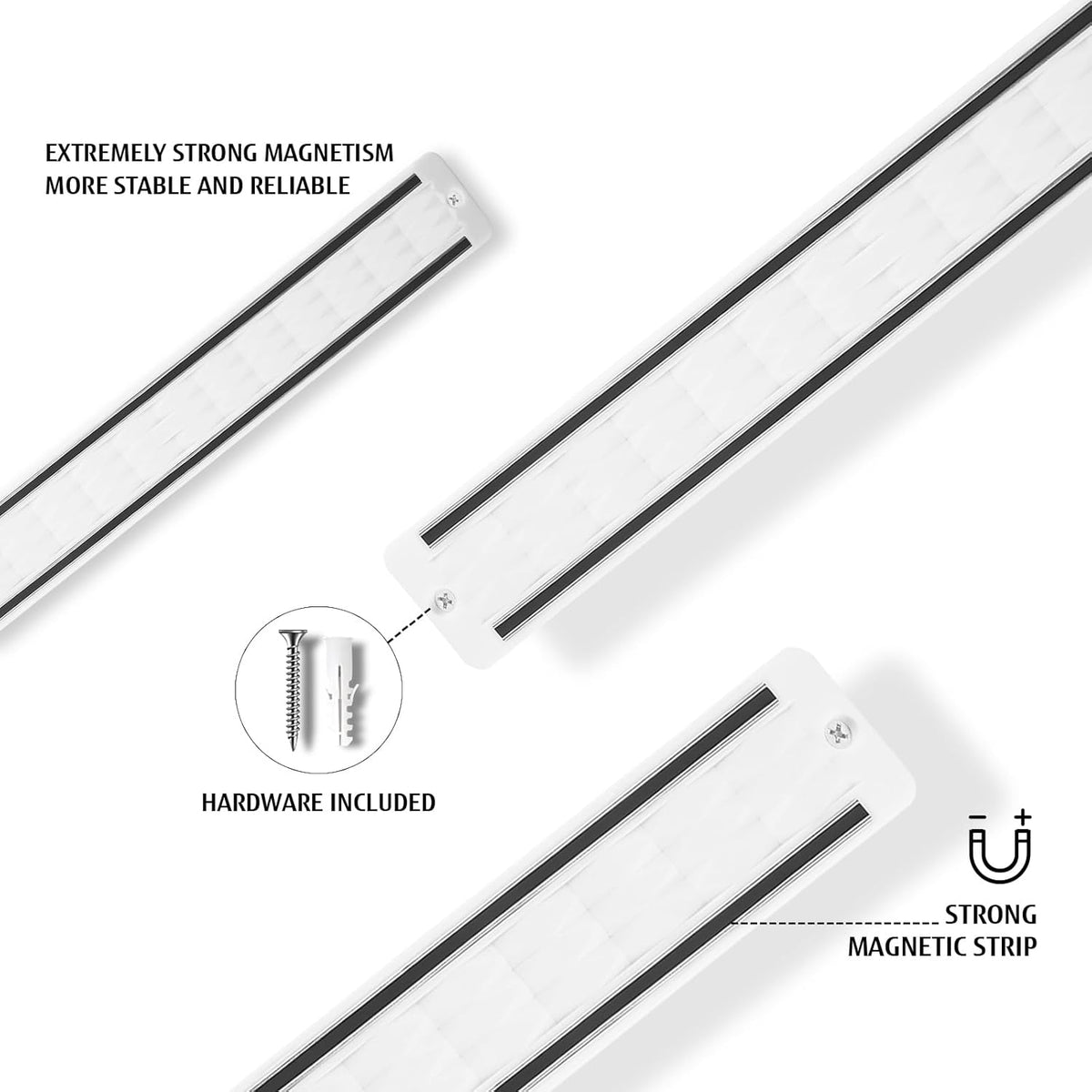 White Knife Set, 13 Pieces Knife Block Set with Built-in Sharpener Scissors for Kitchen Meat & Vegetable Cutting, Dishwasher Safe Knives Set Present for Family & Restaurant