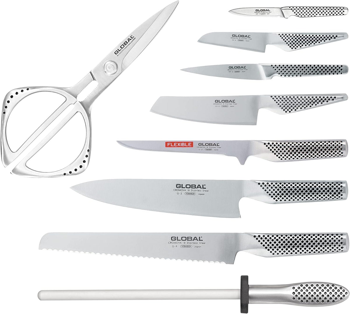 Global G-79589AU block-knife-sets