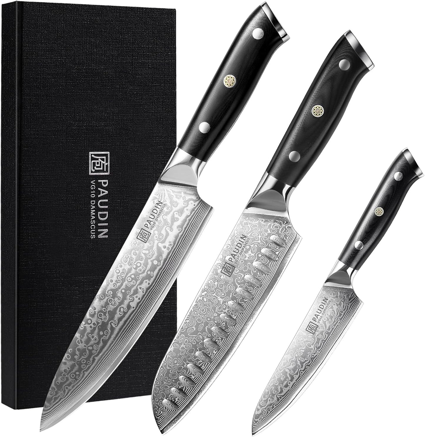 Chef Knife 8 Inch, 67-Layer Japanese VG10 Steel Core Damascus Kitchen Knife, Razor Sharp Japanese Chef Knife with Ergonomic G10 Handle for Home, Restaurant