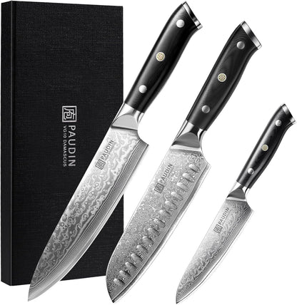 Chef Knife 8 Inch, 67-Layer Japanese VG10 Steel Core Damascus Kitchen Knife, Razor Sharp Japanese Chef Knife with Ergonomic G10 Handle for Home, Restaurant