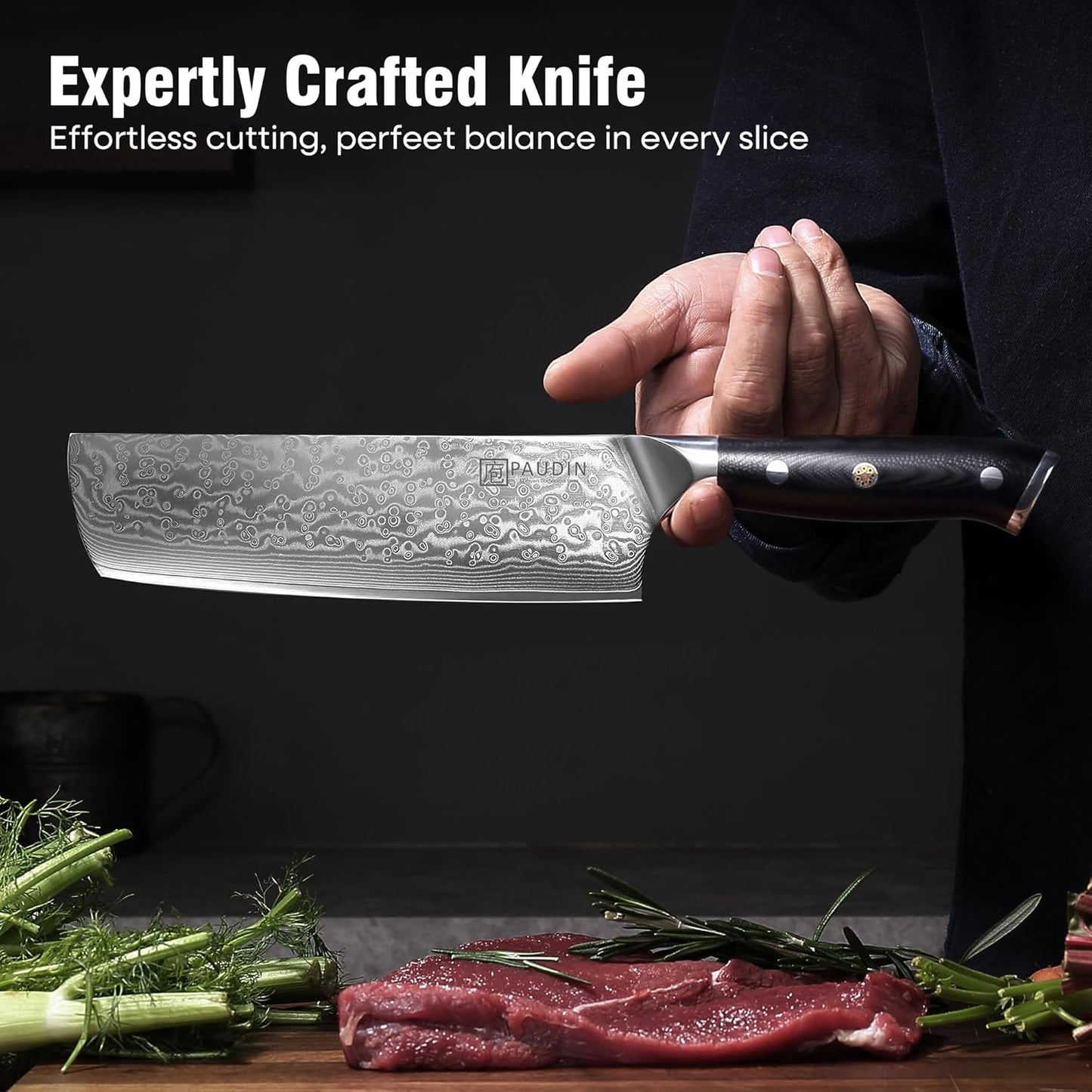 Chef Knife 8 Inch, 67-Layer Japanese VG10 Steel Core Damascus Kitchen Knife, Razor Sharp Japanese Chef Knife with Ergonomic G10 Handle for Home, Restaurant