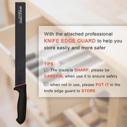 12" Carving Slicing Knife, Sharp Ham Slicer for Meat & BBQ | Razor-Sharp 12" Carving Blade, Ergonomic Non-Slip Handle, High-Carbon Stainless Steel, Versatile for Meats & Vegetables.