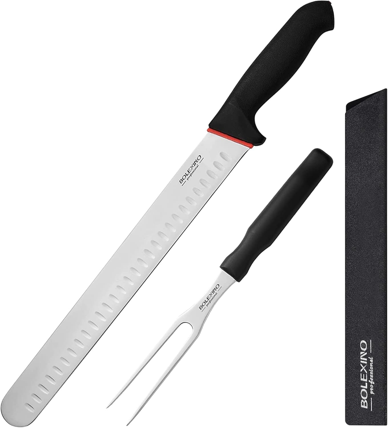 12" Carving Slicing Knife, Sharp Ham Slicer for Meat & BBQ | Razor-Sharp 12" Carving Blade, Ergonomic Non-Slip Handle, High-Carbon Stainless Steel, Versatile for Meats & Vegetables.