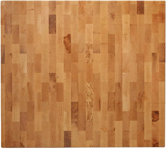 Premium Wooden Cutting Board 16x18x1.75 - Handcrafted North American Hardwood End Grain with Feet - Charcuterie/Wedding Gift - Made in USA