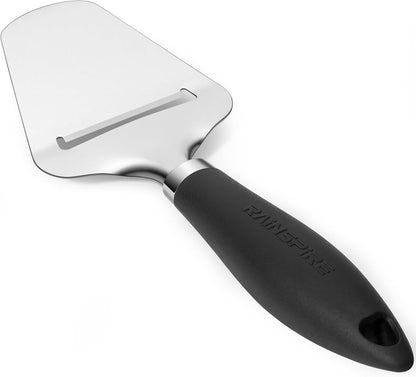 Upgraded Non-Stick Cheese Slicers for Block Cheese Multi-Functional Cheese Cutter for Mozzarella, Cheddar, Gruyere Charcuterie Accessories Dishwasher Safe Kitchen Tools, Black