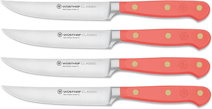 WÜSTHOF Classic Velvet Oyster 4 Piece Steak Knife Set