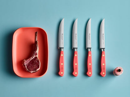 WÜSTHOF Classic Velvet Oyster 4 Piece Steak Knife Set