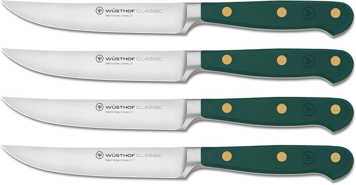 WÜSTHOF Classic Velvet Oyster 4 Piece Steak Knife Set