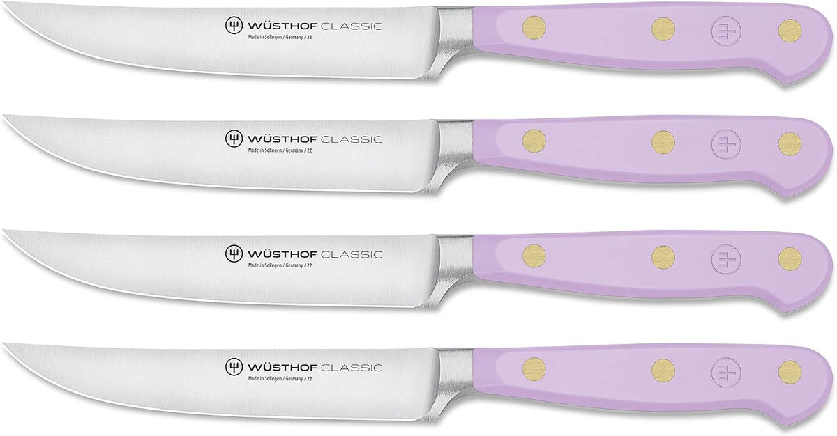 WÜSTHOF Classic Velvet Oyster 4 Piece Steak Knife Set
