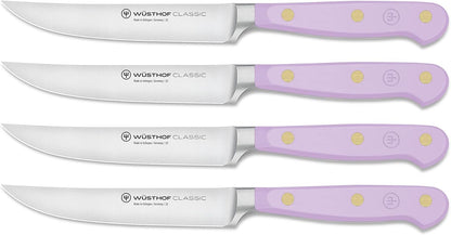 WÜSTHOF Classic Velvet Oyster 4 Piece Steak Knife Set