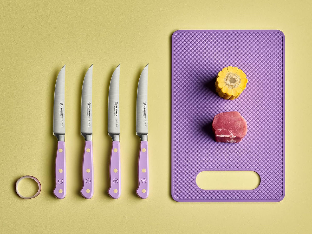 WÜSTHOF Classic Velvet Oyster 4 Piece Steak Knife Set