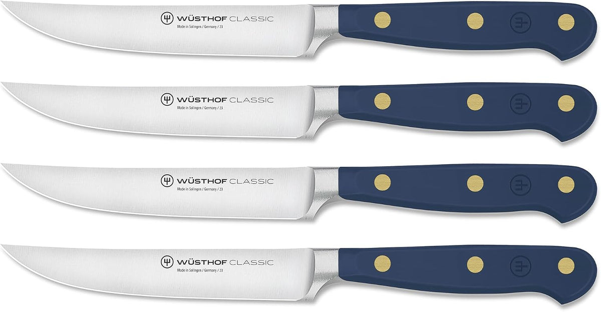 WÜSTHOF Classic Velvet Oyster 4 Piece Steak Knife Set