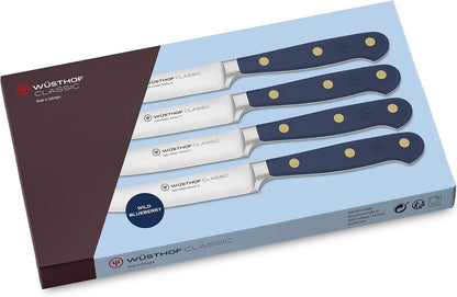 WÜSTHOF Classic Velvet Oyster 4 Piece Steak Knife Set