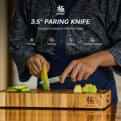 Chef Knife - 8"- Shogun Series Japanese Style VG10 Steel Core Hammered Damascus Blade Kitchen Knife - with Sheath & Case