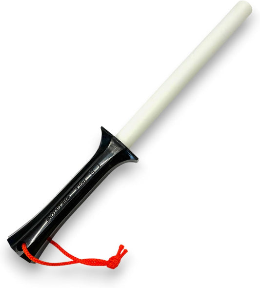 6 Inch Durable Ceramic Sharpening Rod for Kitchen Knife, Made in Japan