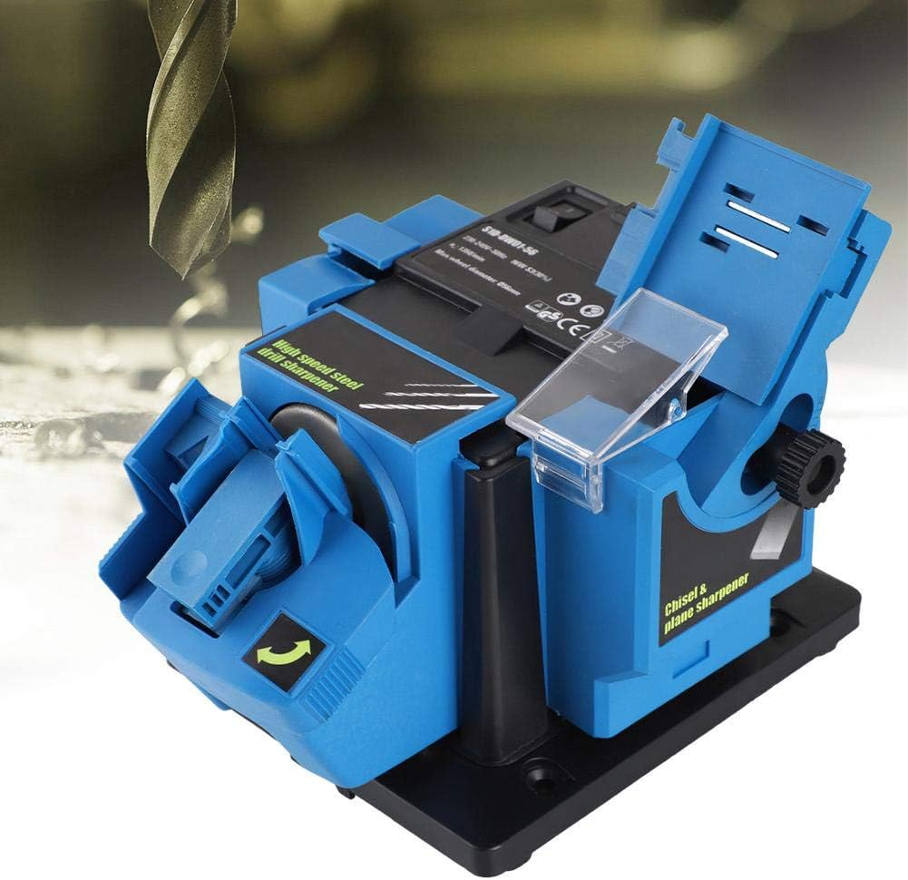 Electric Scissor Sharpener, Multifunctional Household Electric Cutter Sharpener Tool for Scissors Knives Drill Bits Adjustable Angle Fast Grinding Durable Material for Home Kitchen Workshop Use
