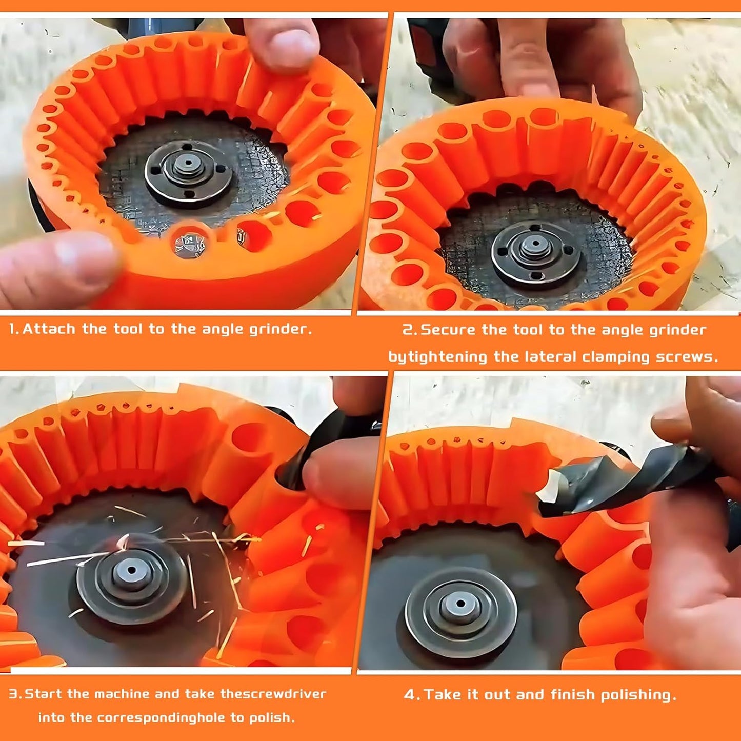 Drill Bit Sharpener, Handheld Drill Bit Sharpening Attachment, Precision Guide Tool, 2-13mm,for 125 Mm Grinder