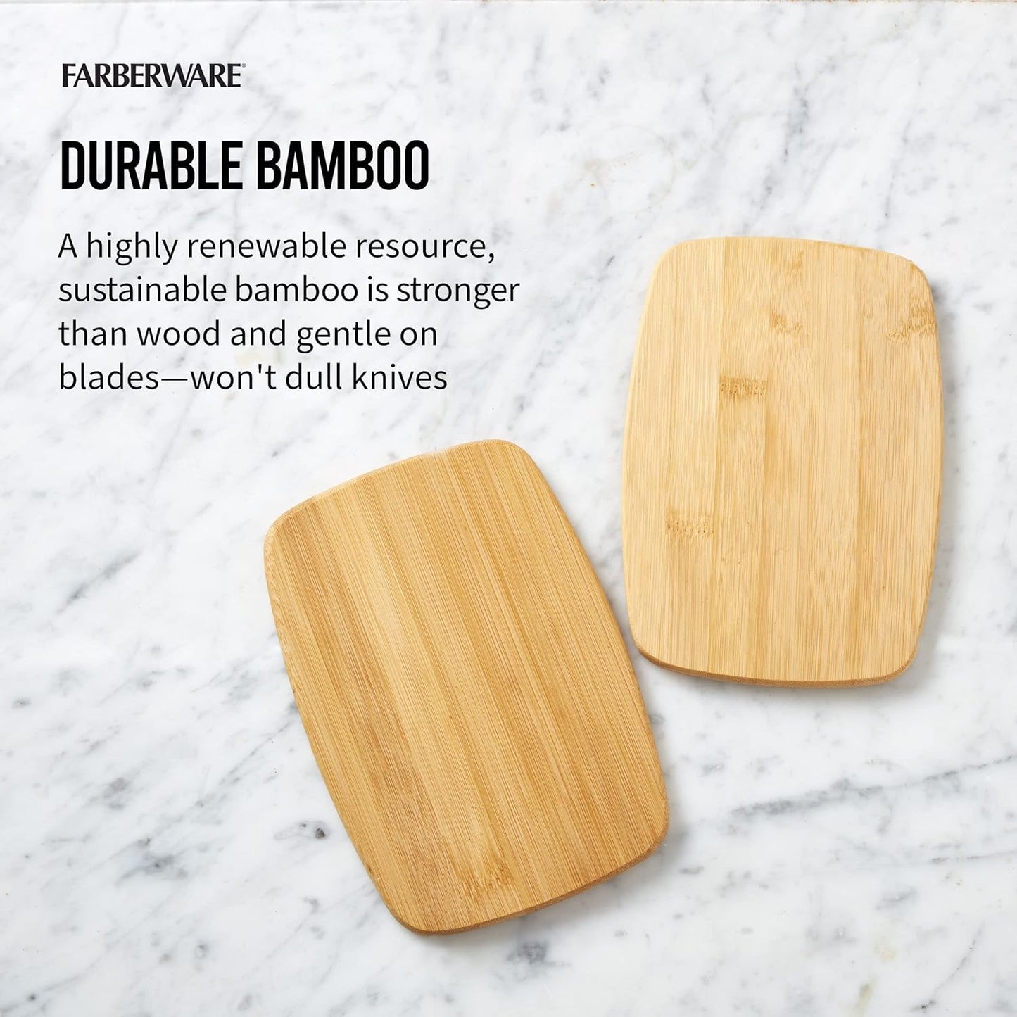 3-Piece Wood Cutting Board Set, Reversible Chopping Boards for Meal Prep and Serving, Charcuterie Boards, Wooden Cutting Boards with Built-in Handles, Set of 3 Assorted Sizes, Bamboo