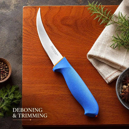 Premium Boning Knife for Meat Cutting 6 Inch BBQ Brisket Meat Trimming Butcher Knife - Stainless Fish Fillet Turkey Carving Knife