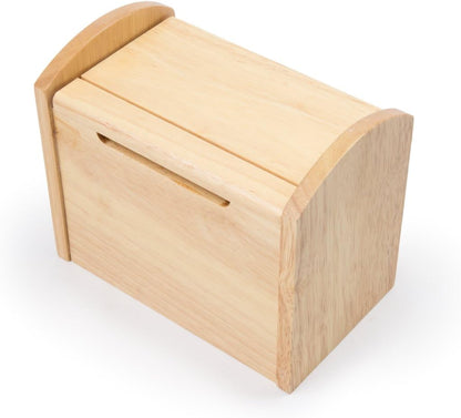 Fox Run Bagel Cutter/Holder, 3 x 5.25 x 3 inches., Brown