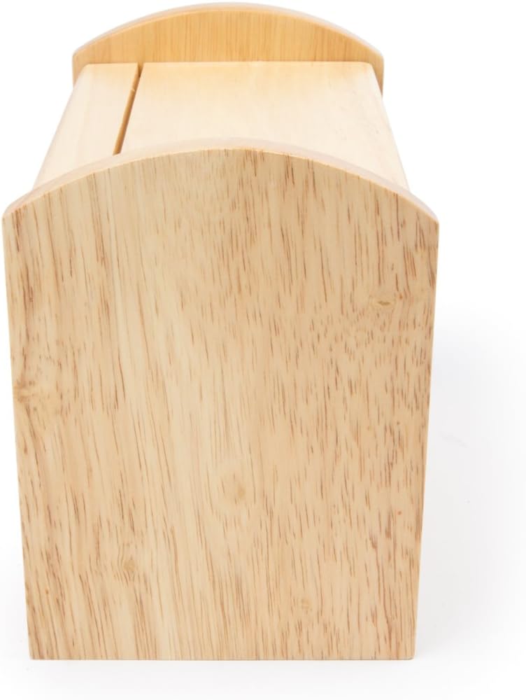 Fox Run Bagel Cutter/Holder, 3 x 5.25 x 3 inches., Brown