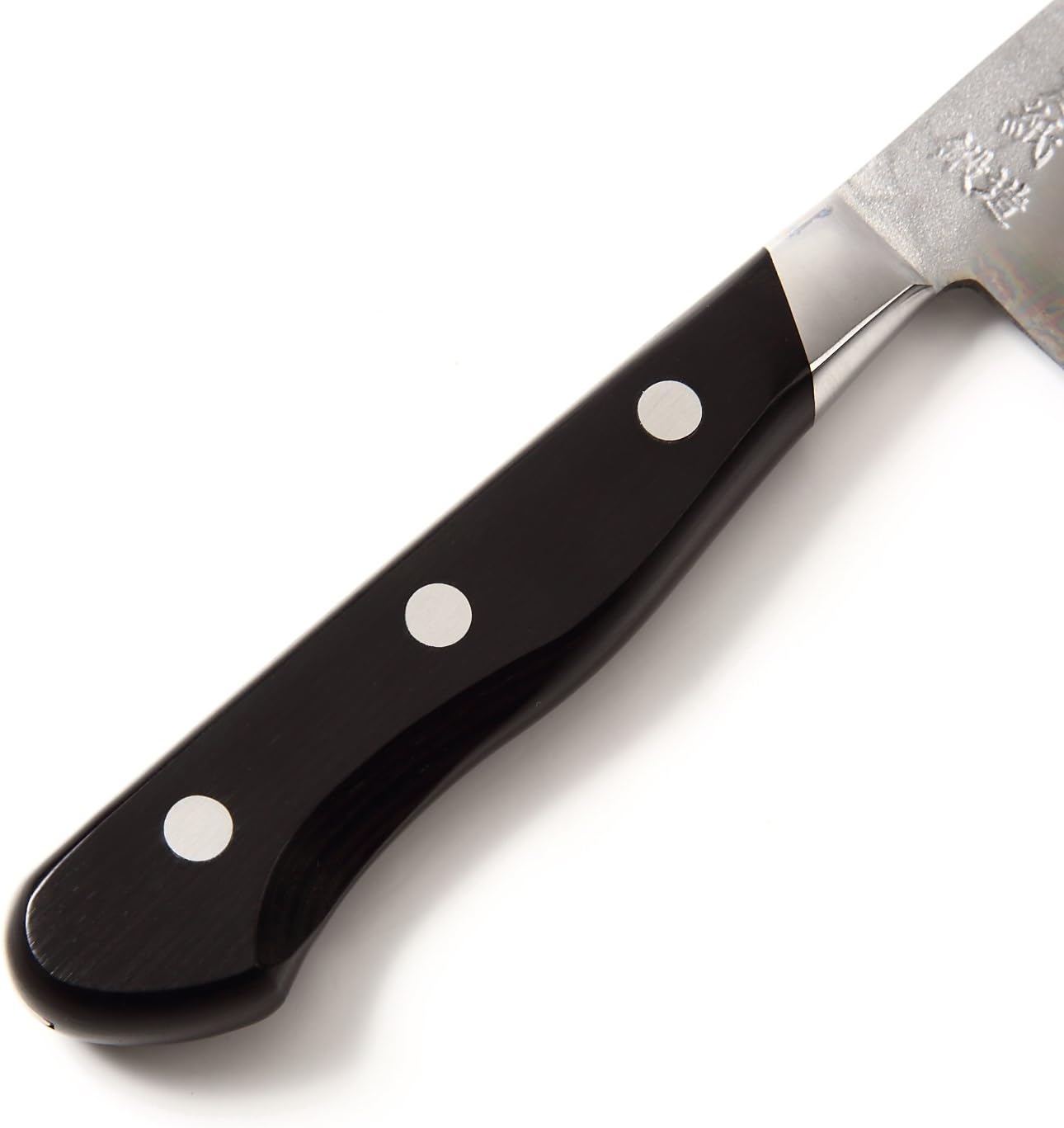 Japanese Petty Knife Aoko(Blue Steel)-No.2 Black Pakkawood Handle, 5.3-inch (135mm)