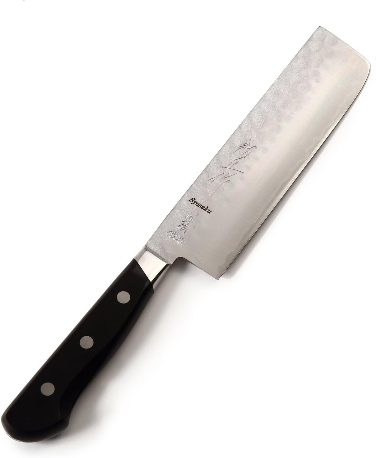 Japanese Petty Knife Aoko(Blue Steel)-No.2 Black Pakkawood Handle, 5.3-inch (135mm)