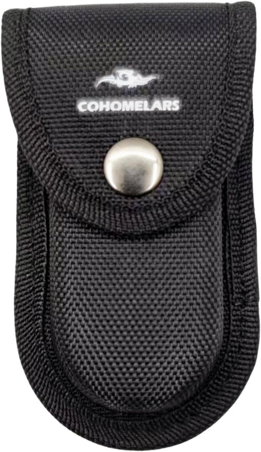 Nylon Sheath (Extra Small Size) for 3.5''-4'' Leatherman Multitool, Horizontally Carry Small Knife Case Fits 3.5''-4'' Thick Folding Pocket Knife,Small Tool Pouch,EDC Belt Holder (Black)