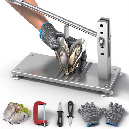 Oyster Shucker Machine, Clam Opener Tool Set (Upgraded)