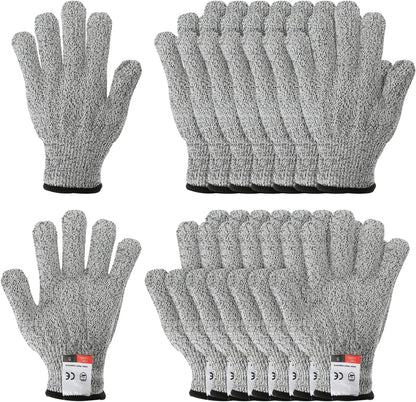Cut Resistant Gloves, Level 5 Protection Anti Cutting Gloves Cut Proof Gloves for Kitchen Wood Carving