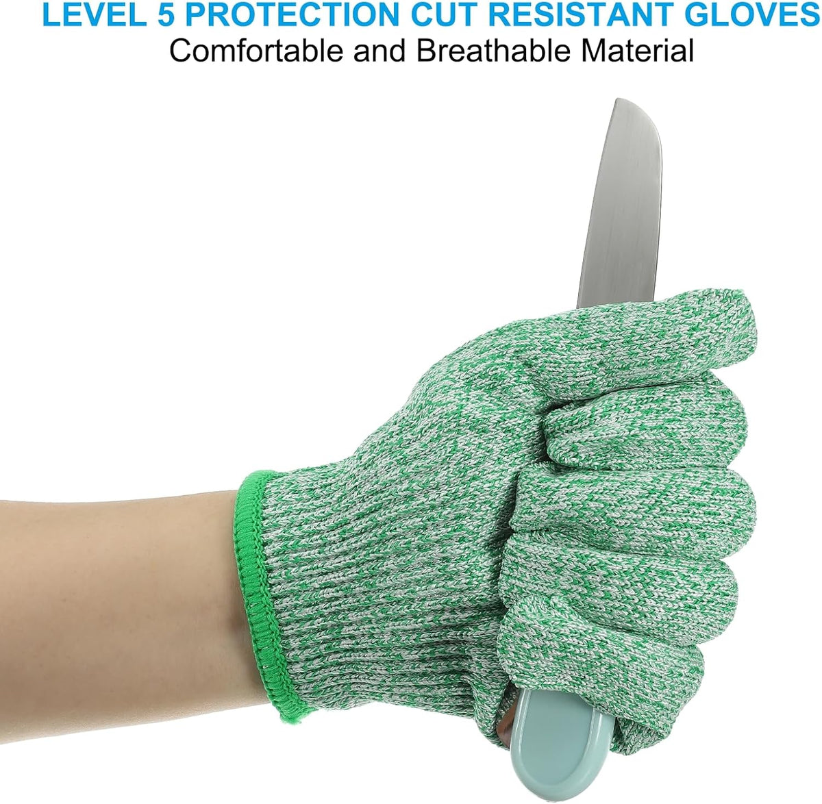 Cut Resistant Gloves, Level 5 Protection Anti Cutting Gloves Cut Proof Gloves for Kitchen Wood Carving