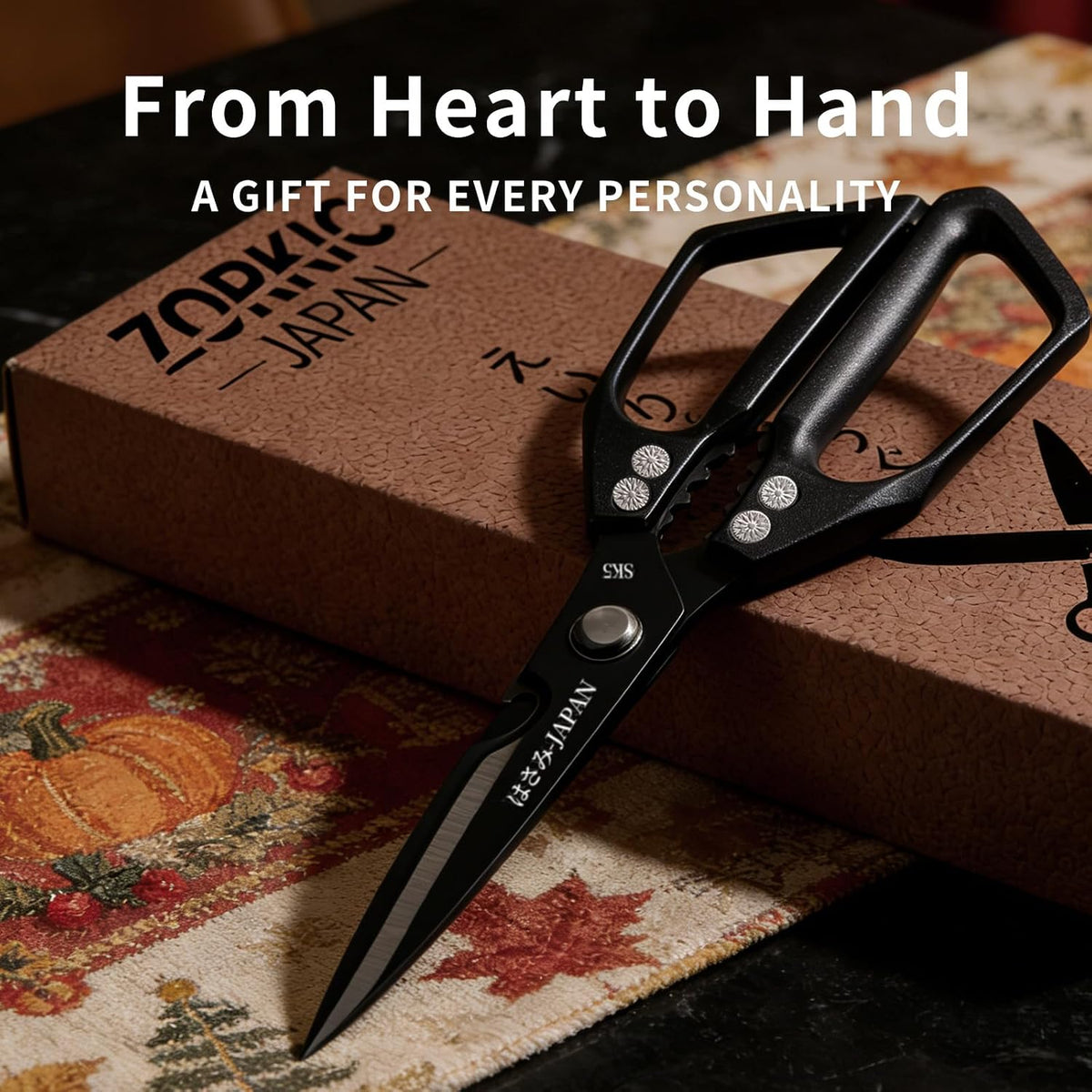 Kitchen Scissors Set 2PCS, Kitchen Shears Heavy Duty Poultry Shear Japan Meat Scissor for Food All Purpose Seafood Meat Cutting Cooking Shears, Chicken Scissors Gifts for Men Women
