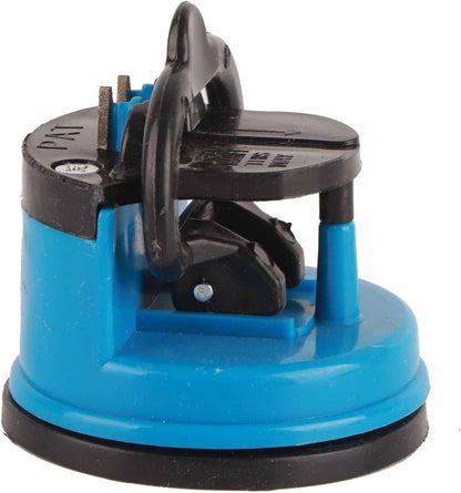 Knife Sharpener with Suction Cup, Manual Knife Sharpening Kit, Pocket Tungsten Steel Knife Sharpeners for Home Kitchen Use (Red)