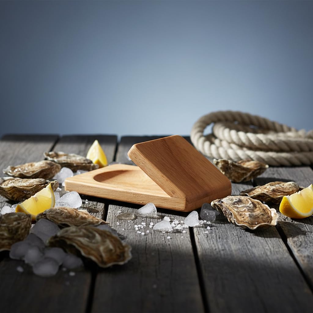 Oyster Shucking Opener Shucker Seafood Clamp Tool Holder Shellfish Hand Shellcrab Sheller Easy Install Easy to Use Seafood Tools Specialty Tools