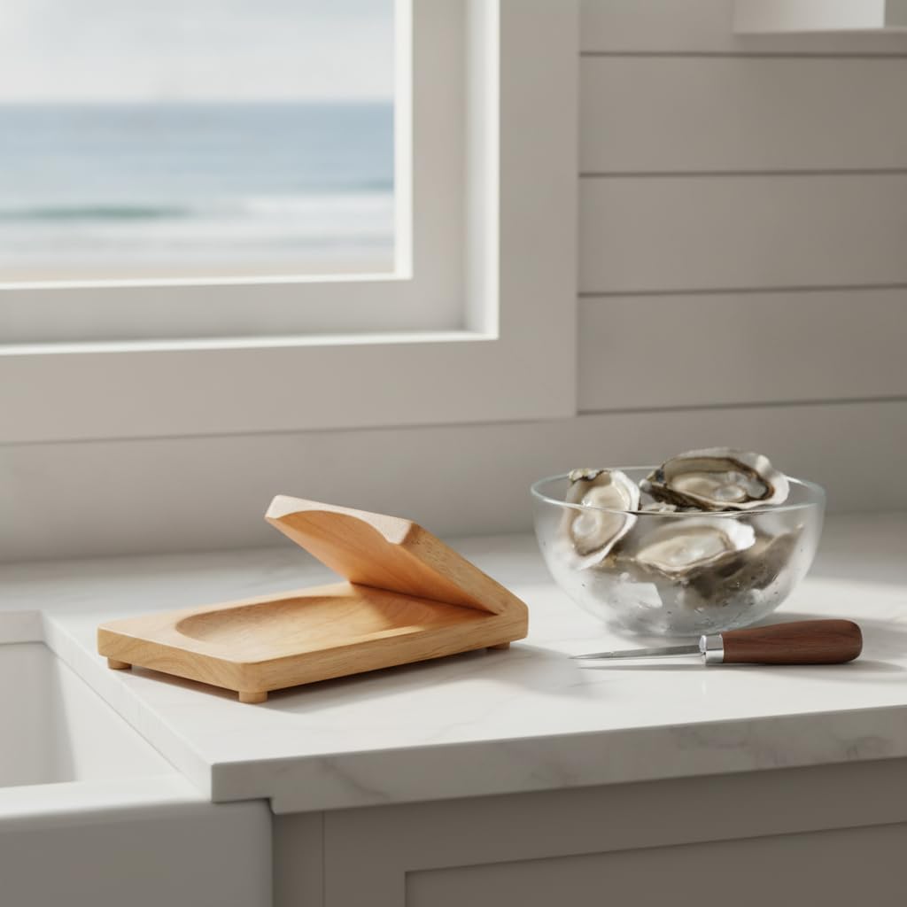 Oyster Shucking Opener Shucker Seafood Clamp Tool Holder Shellfish Hand Shellcrab Sheller Easy Install Easy to Use Seafood Tools Specialty Tools