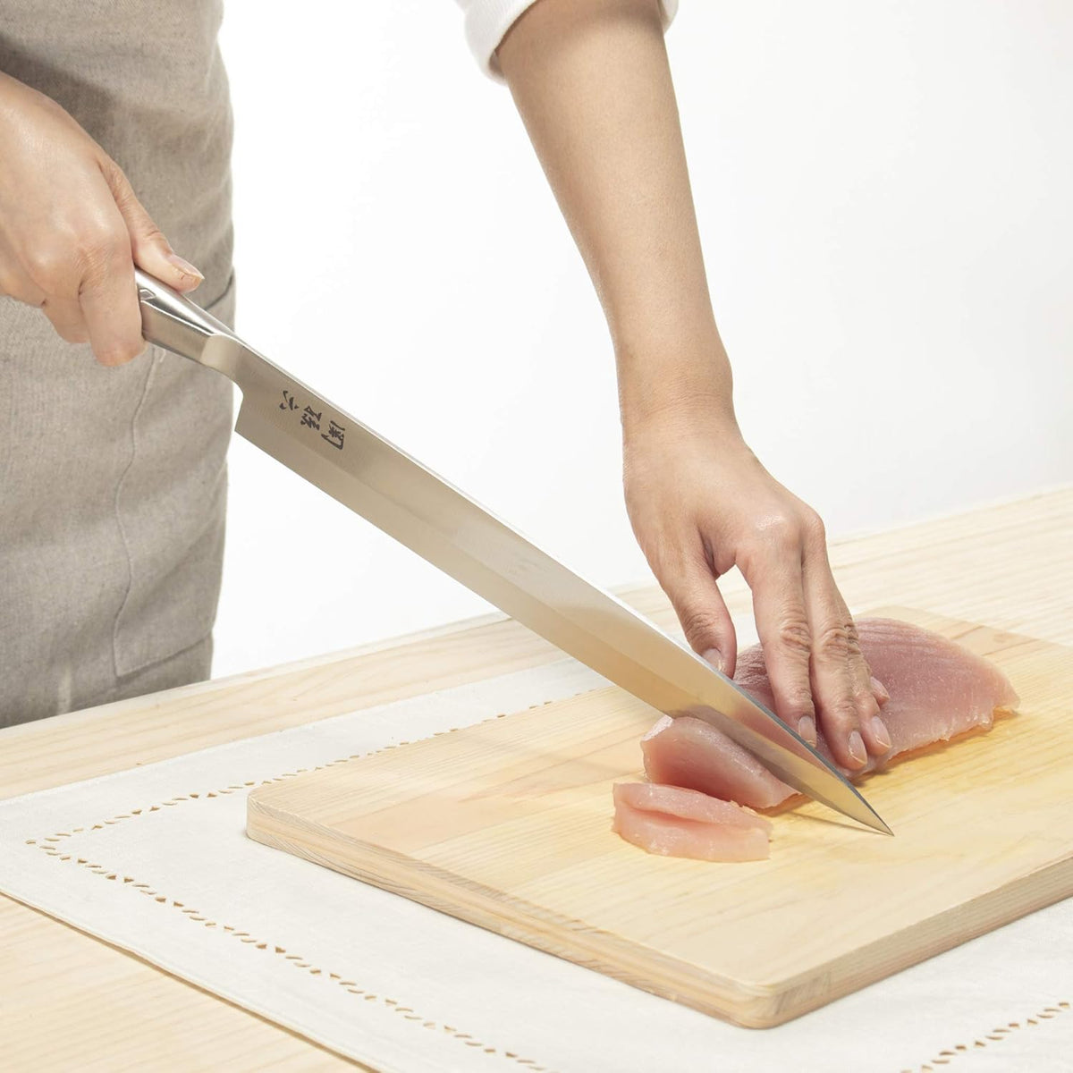 Corporation 093AK5179 Sashimi Yanagi Knife, Stainless Steel, 10.6 inches (270 mm), Made in Japan