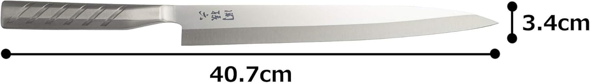 Corporation 093AK5179 Sashimi Yanagi Knife, Stainless Steel, 10.6 inches (270 mm), Made in Japan