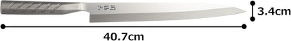 Corporation 093AK5179 Sashimi Yanagi Knife, Stainless Steel, 10.6 inches (270 mm), Made in Japan
