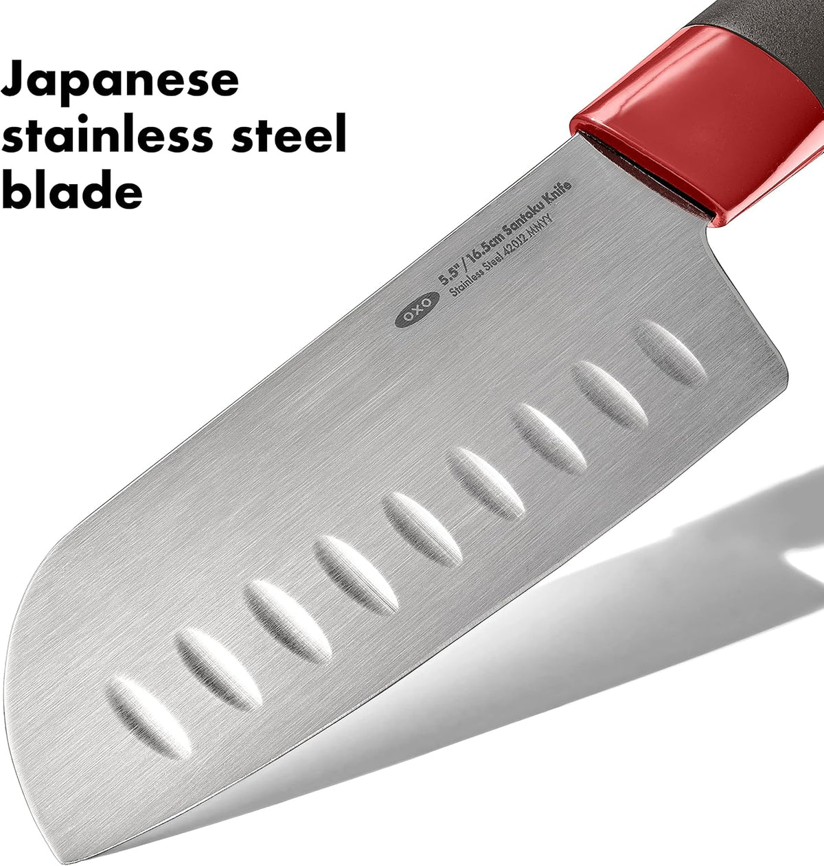Outdoor Santoku Knife with Locking Sheath - 5.5"