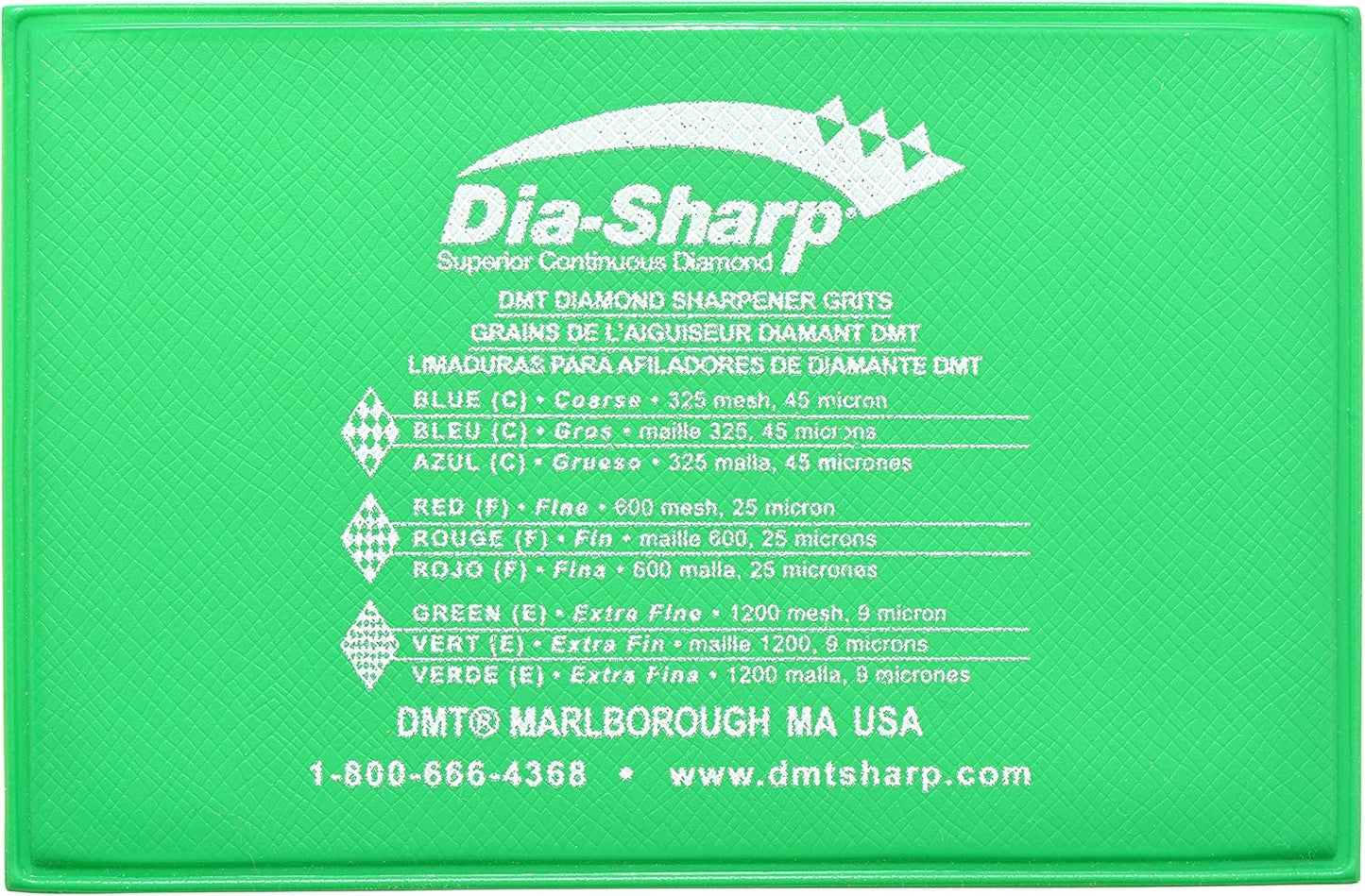 DMT (Diamond Machining Technology) D3C 3-inch Dia-Sharp Knife Sharpener, Coarse Grit, Credit Card Sized, One Size, (D3C)